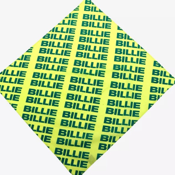 Billie Eilish Text Bandanna 20”x19” from hot topic - Picture 1 of 4